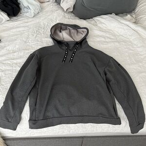 Nike Gray Hoodie with Black Accents
